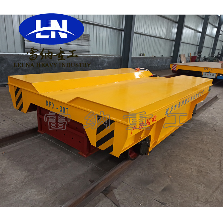 车间重型铁路轨道平板车轨道平移地平车电动地轨行车轨道运输台车