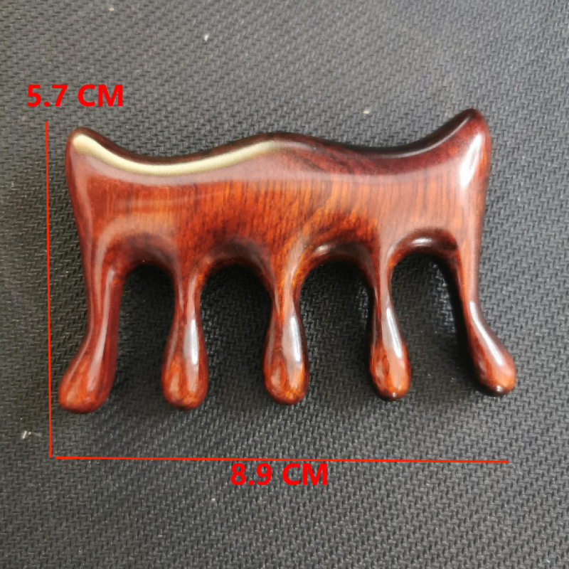 檀木櫛紫檀木質マッサージ櫛檀木寛歯櫛巻き櫛紫檀寛歯櫛緑檀木櫛|undefined