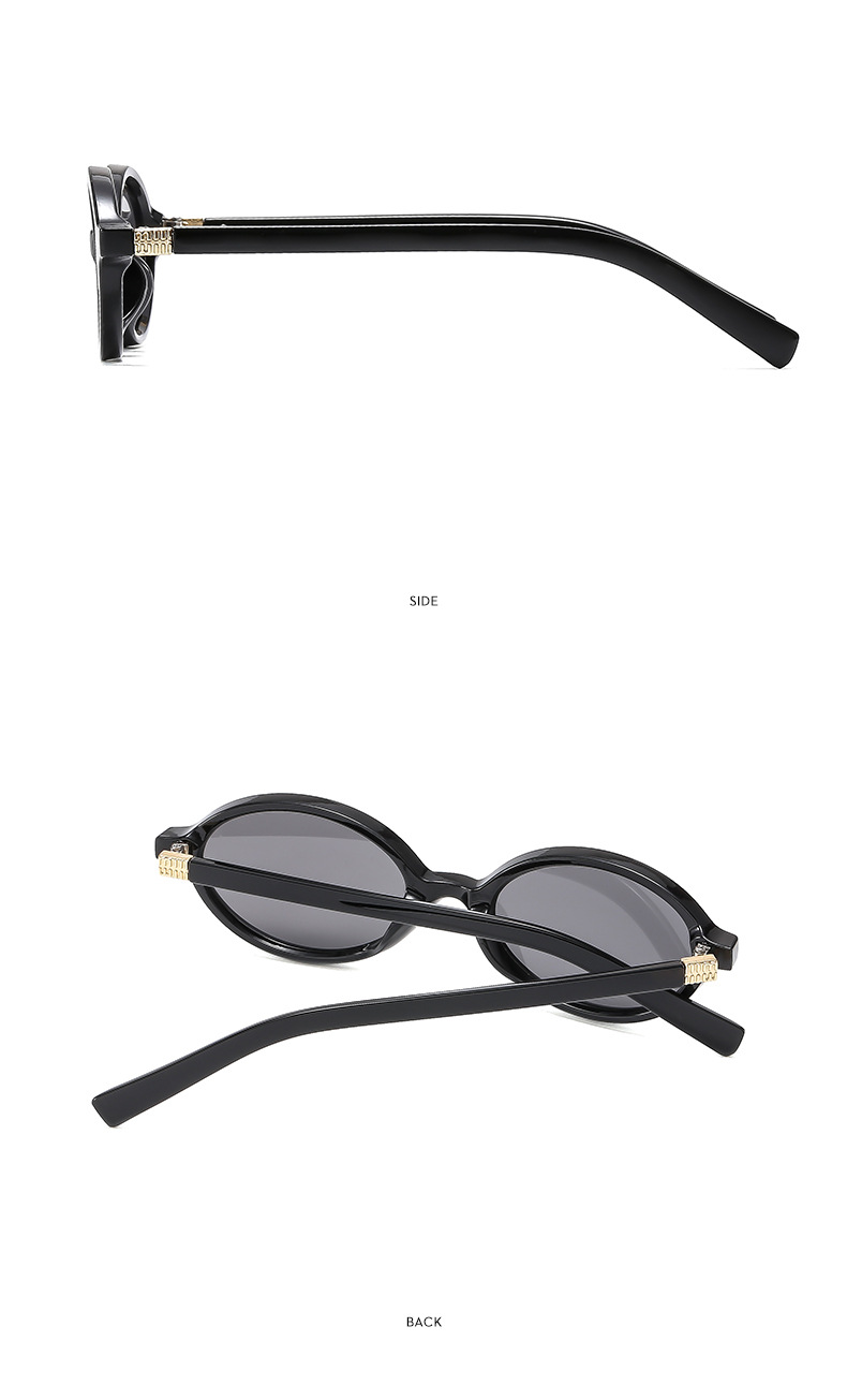 45g Weight Full Frame Glasses Structure Sunglasses, Glasses Classification PC, UV400 Protection Lens Material Oval Frame Glasses Style Casual, Travel, Beach Occasion Oval Pattern Women's Gender Vacation, Streetwear Style Vacation Streetwear Oval PC UV400 Protection Oval Frame Full Frame Women's Sunglasses 9