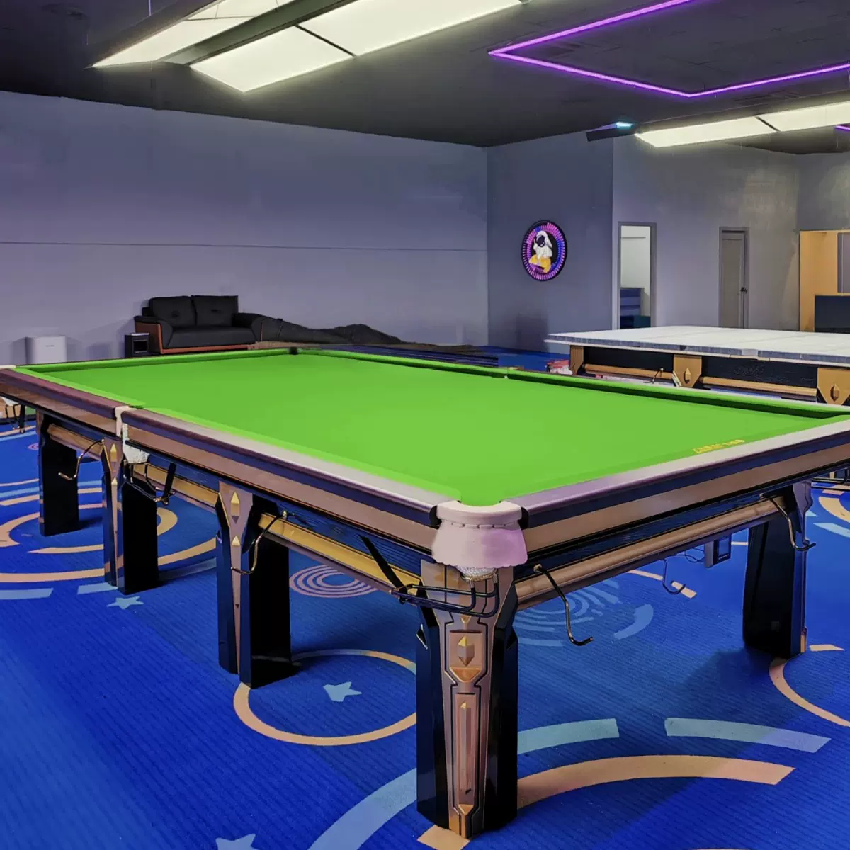 斯诺克英式俄式标准台球桌厅家用台球桌青石12尺斯诺克大台球批发