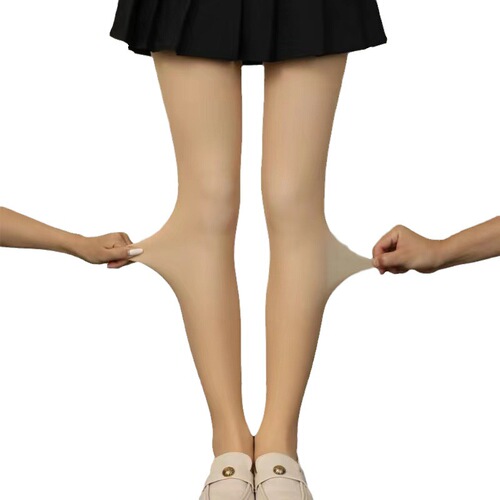 720-needle Ono Box Mo Xun double-layer bare leg artifact women's autumn and winter pantyhose flesh-colored nude feeling plus velvet leggings