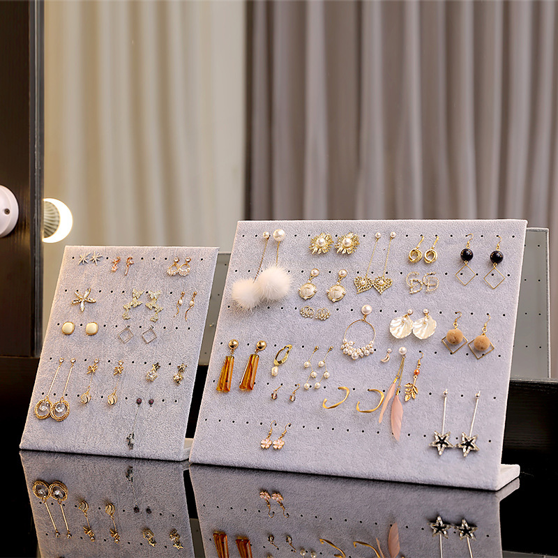 PK7J飾品架配飾首飾收納擺攤掛耳飾耳釘擺放陳列架桌面家用耳環展