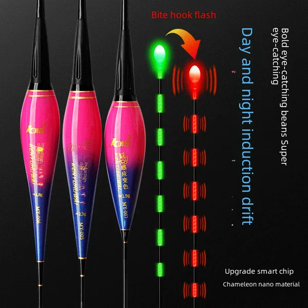 Bite Hook Color Changing Luminous Float Sensitive Float Fish Float Flash Electronic Float Shallow Water Super Bright Buoy Bold Eye-catching