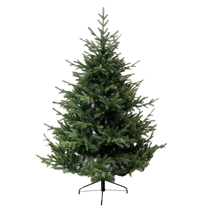 Árbol de Navidad artificial de abeto con luces para exteriores