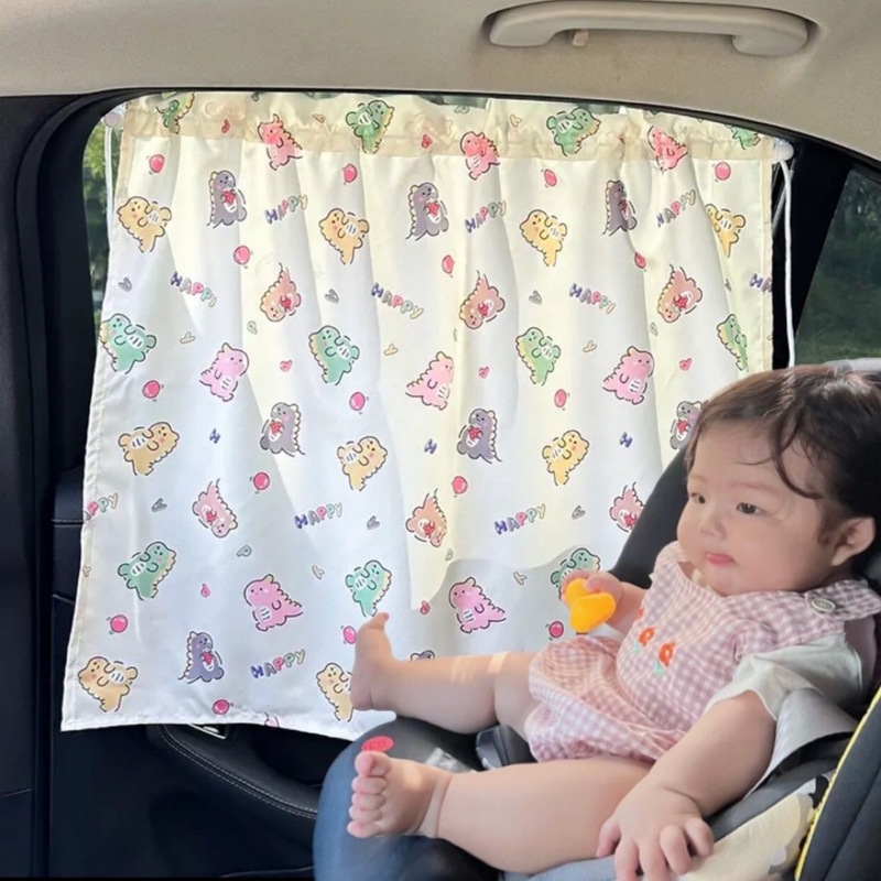 ins 車のサンシェード窓日焼け止め吸盤カーテン車のサイドガード子供用日焼け止めカーテン遮光カーテン|undefined