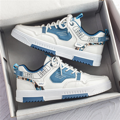Men's shoes spring and summer breathable 2024 new men's all-match white sports trendy shoes increase student Internet celebrity casual sneakers