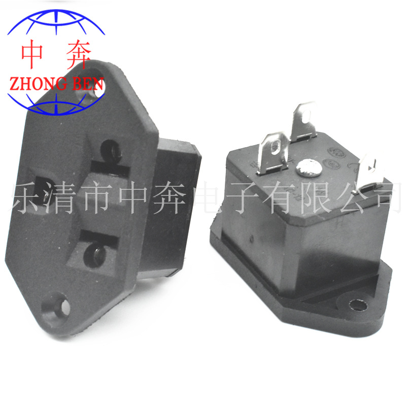 3孔 带固定孔 巴西电源插座 AC插座 AC-11 AC-12 三孔AC电源插座