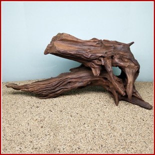 Submerged wood purple teak Azalea root root shrimp Wood streamer fish tank landscape decoration rainforest water and land tank landscape special Wood