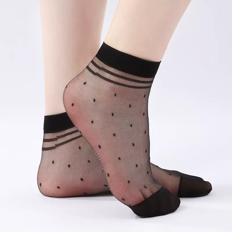 夏季新款女生超薄丝袜亲肤无感丝袜脚底硅胶防滑黑色丝袜工厂现货