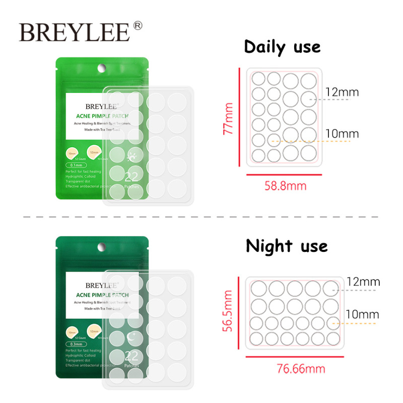 BREYLEE茶樹豆貼り日用夜用豆0.1mm|undefined