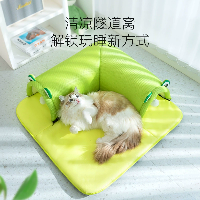 Большой двойной открытый кошачий туннель кошачье гнездо угол кошачье проход четыре сезона универсальная кошачья вилла съемная