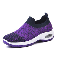 2020 women Leisure shoes ladies casual shoes 休闲女鞋飞织鞋