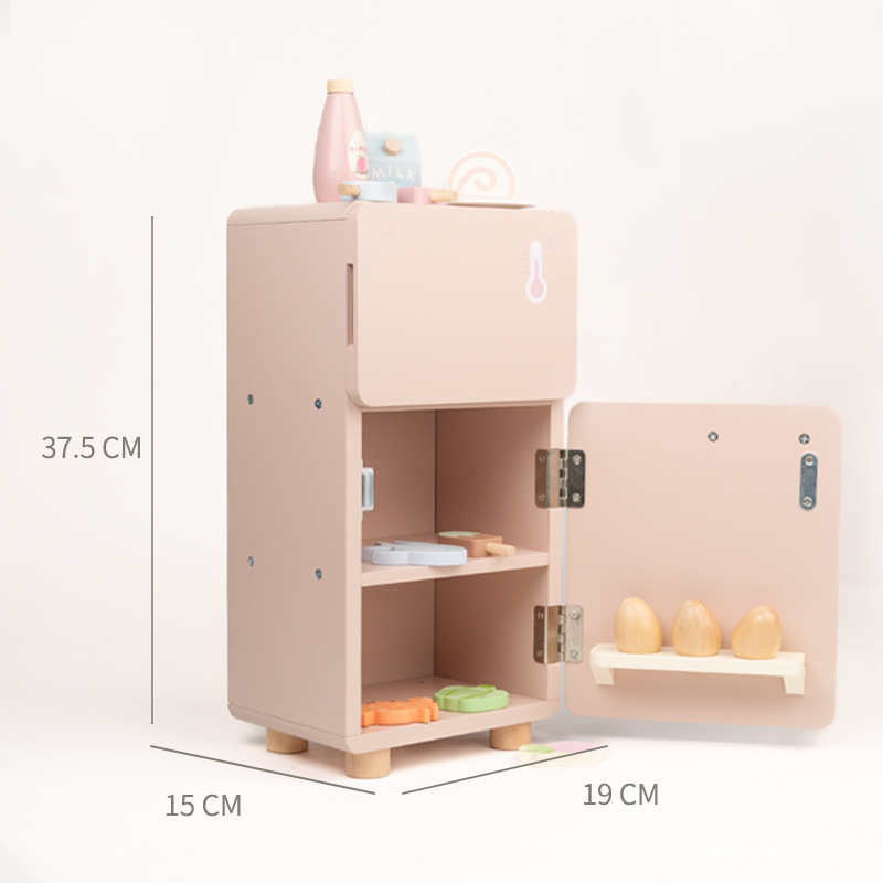 儿童过家家木制厨房仿真厨具做饭冰箱洗衣机烤箱套装餐厨具玩具|undefined