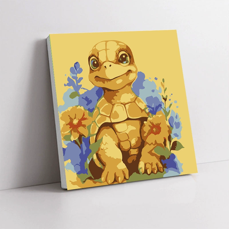 Handmade Acrylic Canvas Art Print, Square 20×20 / 30×30 cm, Sealed Backing, Giftable Designs
