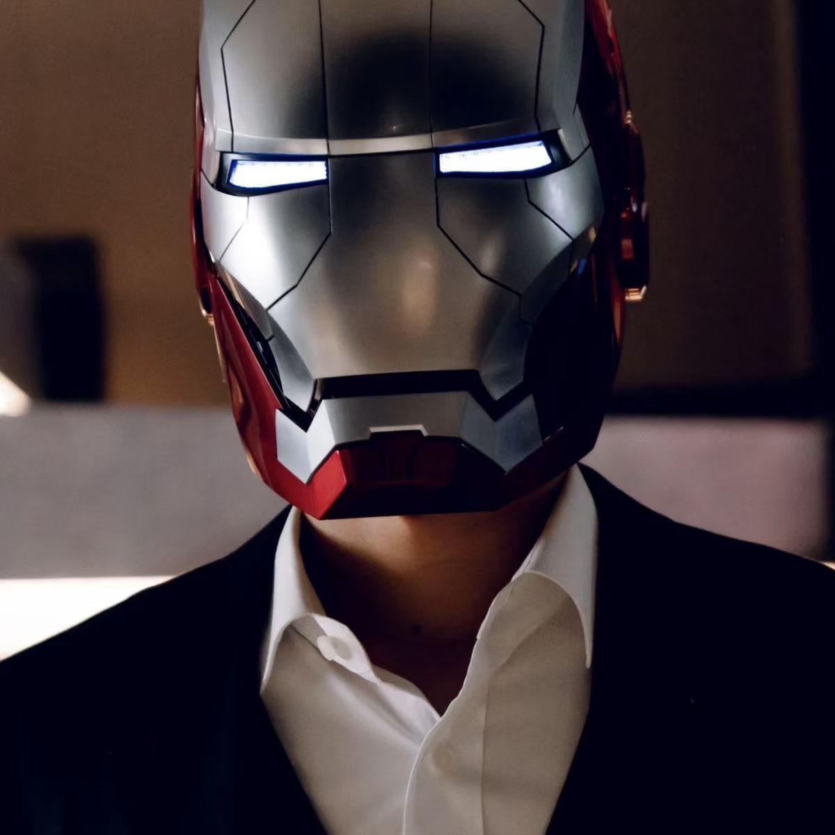 2025 New Iron Man Helmet Black Gold/Silver Voice Control Mask