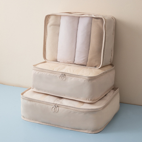 Light luxury twill travel storage bag | Simple luggage bag for business trips | Multi-functional, lightweight, breathable, and perfect for storing clothes