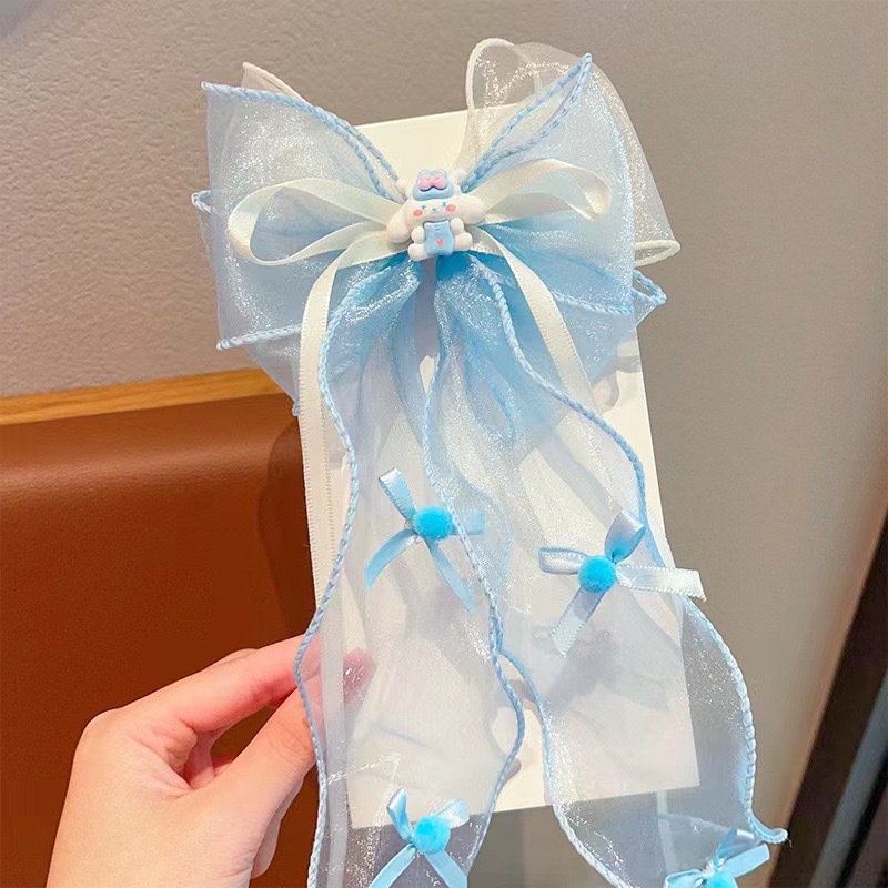 Niños estilo nacional Hanfu lindos Melody tarjeta de cabello de la niña arco rosa clip de la correa del tesoro de la mujer