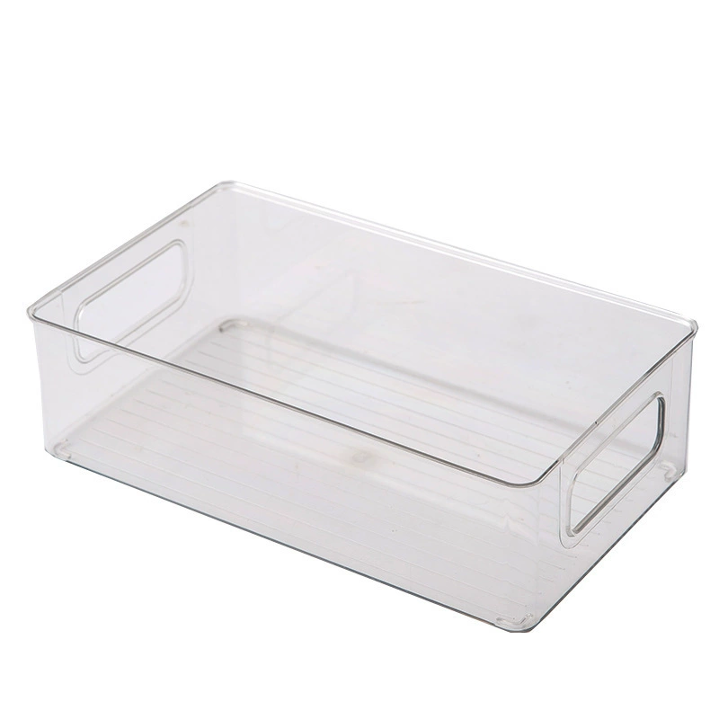 Acrylic storage box tabletop organizer, clear book box, stackable, medium/large/XL sizes