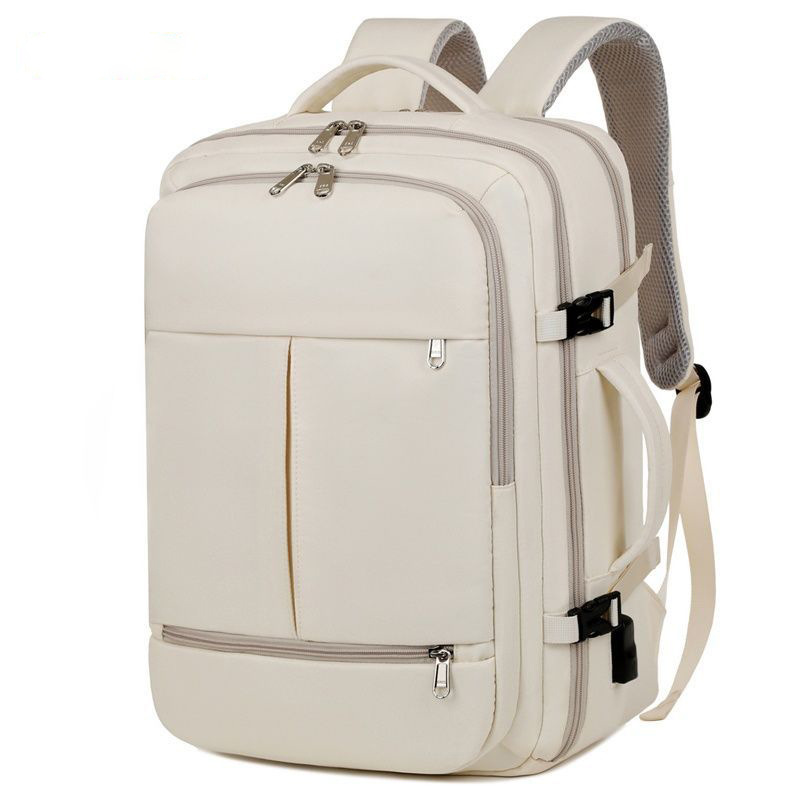 New Style Casual Commuting Water-Repellent Men's Backpack, Expandable Large-Capacity Women's Travel Bag, Student School Bag