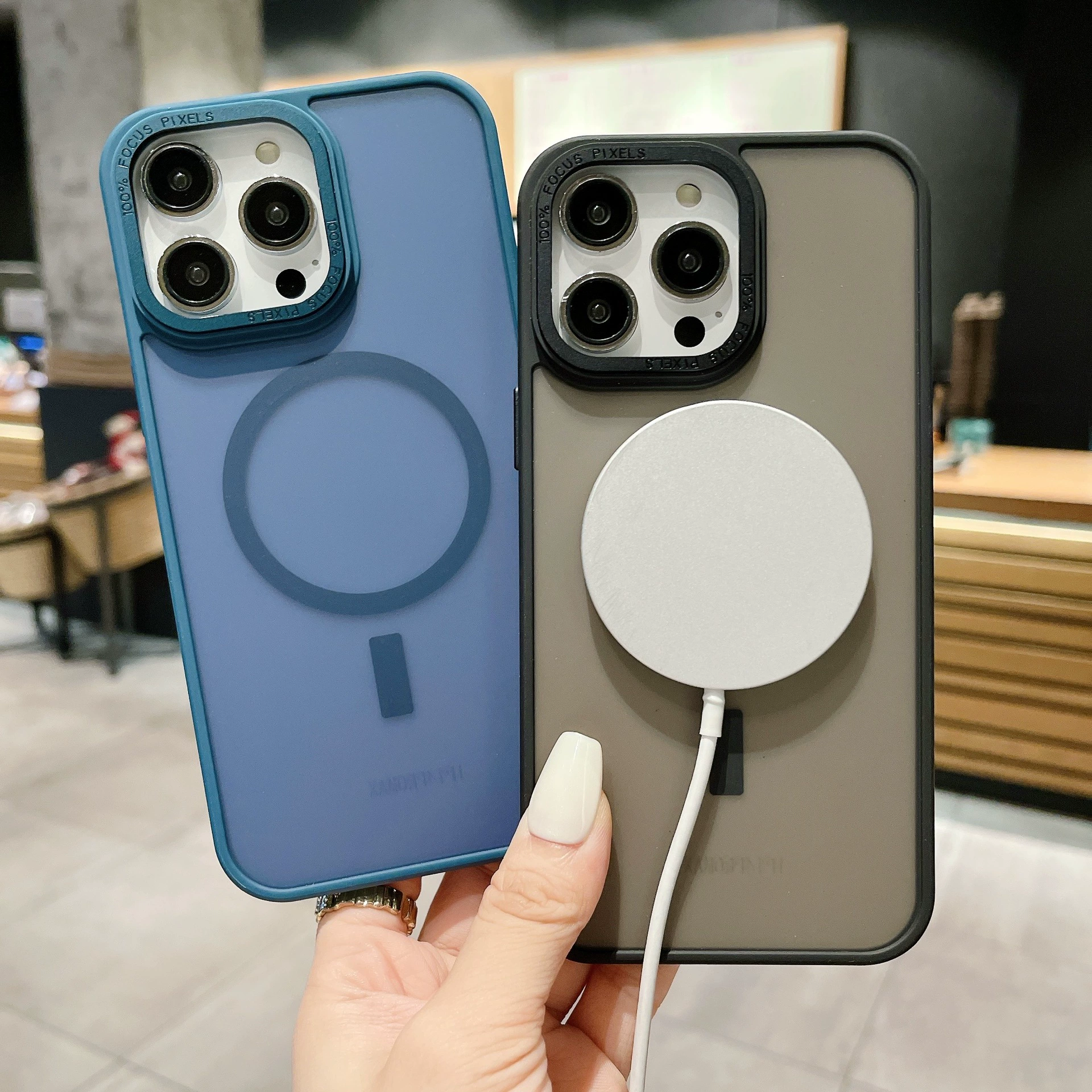 Apple, совместимый iPhone16 Pro, чехол для телефона, линза, матовый iPhone 15, iphone, защита от падения
