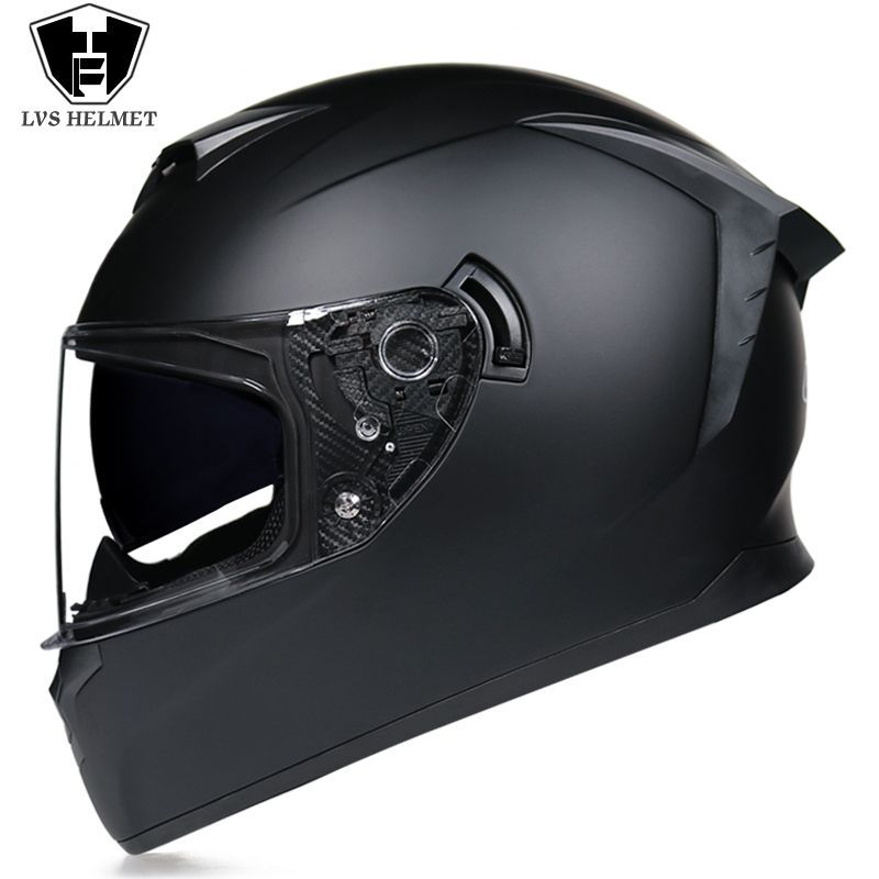 Casco de coche eléctrico LVS para hombres y mujeres de verano casco completo casco colorido personalidad fresco casco de carreras verano