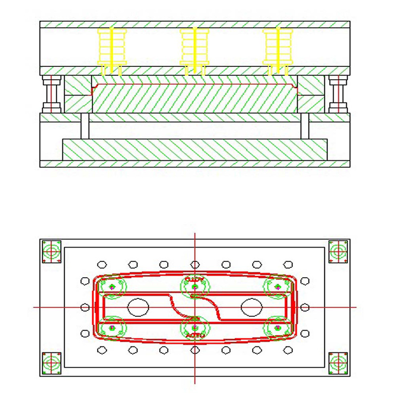 兴华实业垃圾桶头口冲压拉伸件模具  冲压模拉伸模具制造设计