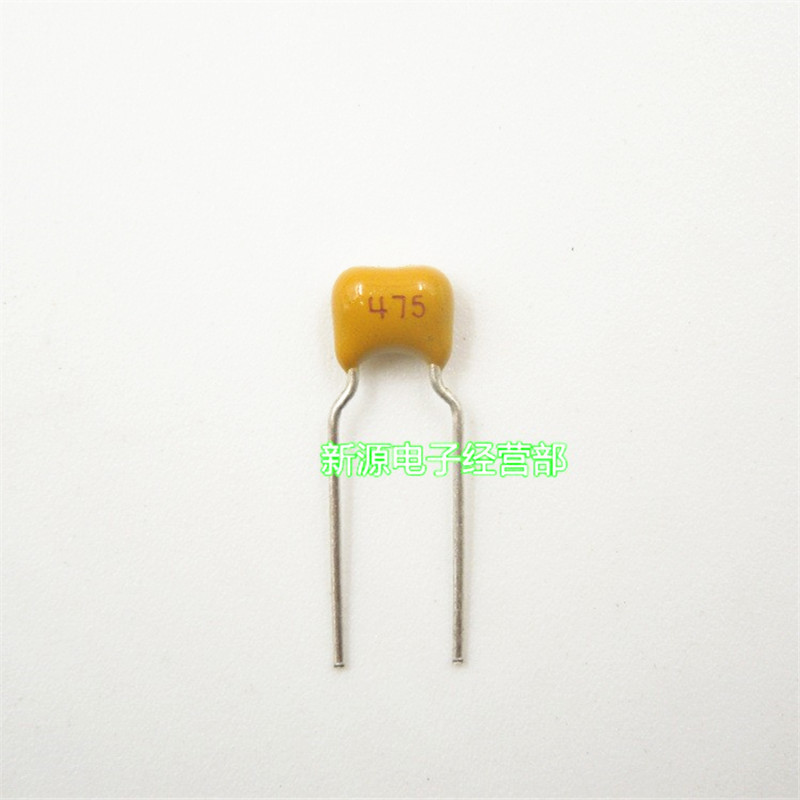 独石电容 50V475 多层瓷片电容 50V 475 4.7UF 脚距5.08mm