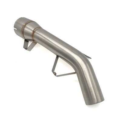 back pressure drum can be connected – Motorcycle exhaust pipe