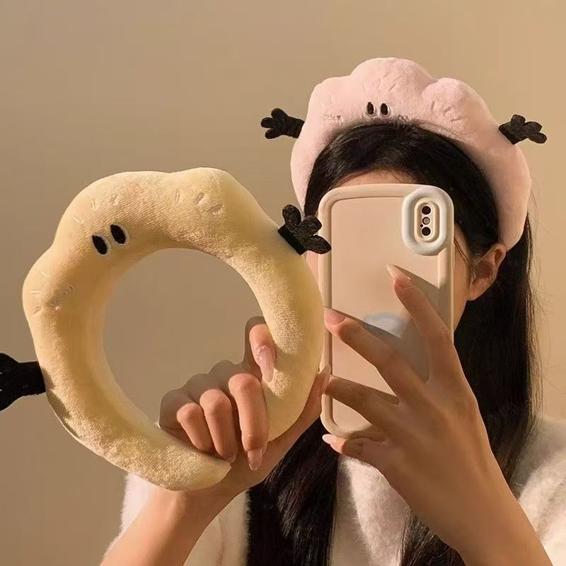 搞怪小手毛绒发箍女款云朵头箍可爱洗脸敷面膜洗漱专用束发带头饰|undefined