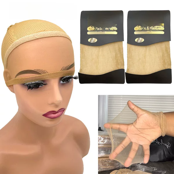 HD Wig Cap hd Wig hair net HD stockings hair net high elastic transparent invisible Wig net Cap wholesale