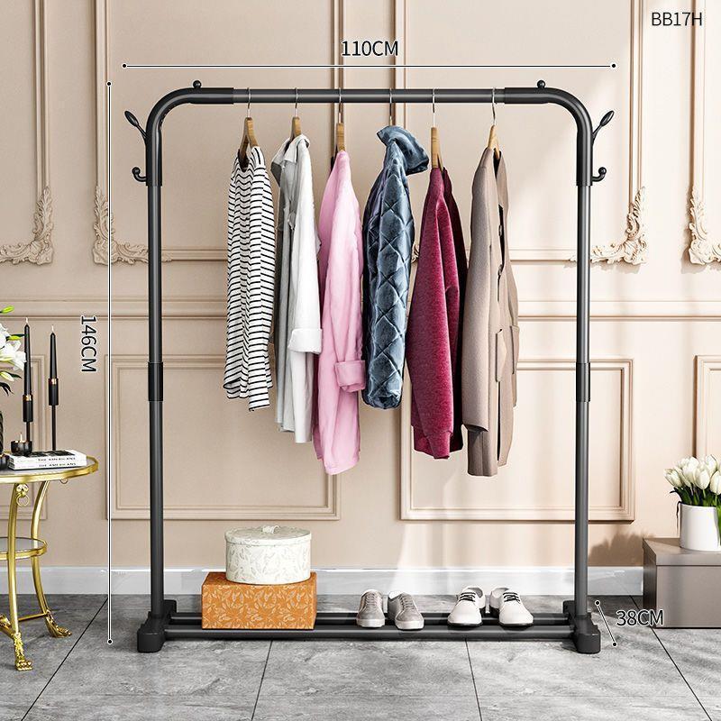 110CM-[블랙 단극] 더블 후크 스타일-