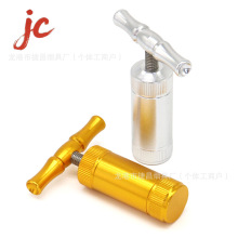 捷昌跨境爆款T型压烟器小号铝合金磨烟器工具便携压烟器工厂批发