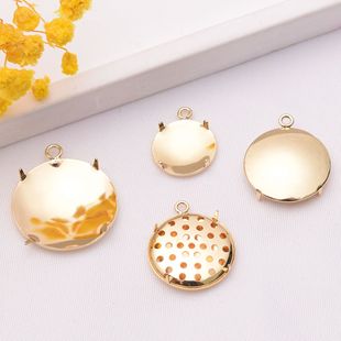 ��ɫ14k����W�P�������12mm16mm����diy�ֹ��朷���ϵ���