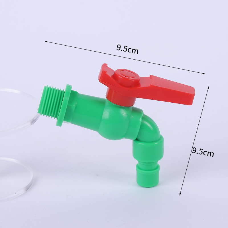Grifo de gran flujo Grifo de núcleo de bola 4 puntos Fuente del fabricante de núcleo de bola de apertura rápida PVC grifo de plástico al por mayor