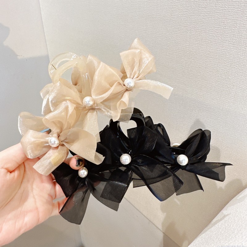 Holiday, Daily Occasion Vintage Style Women's Bow Knot Arylic Organza Hair Claws