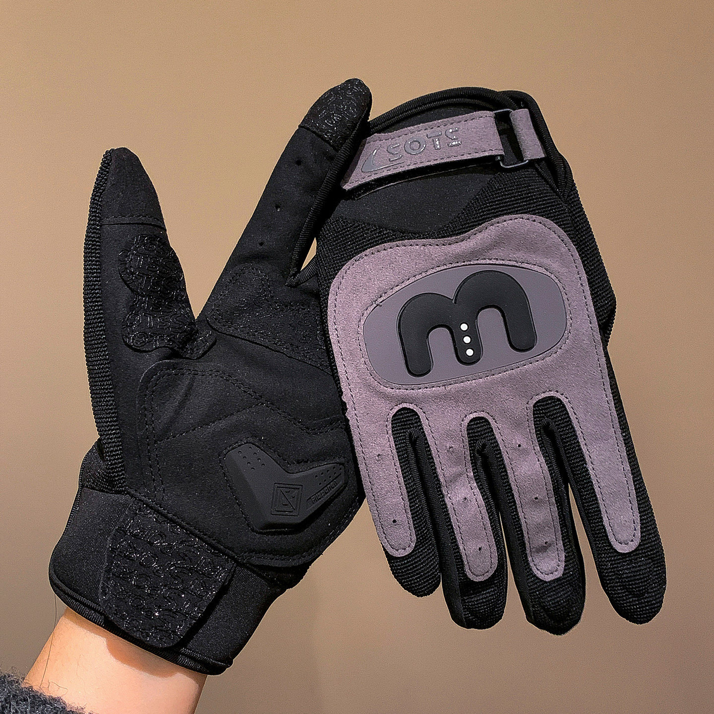 Guantes de ciclismo para hombres y mujeres motocicleta al aire libre motocicleta antideslizante jinete amortiguador macarón guantes de locomotora