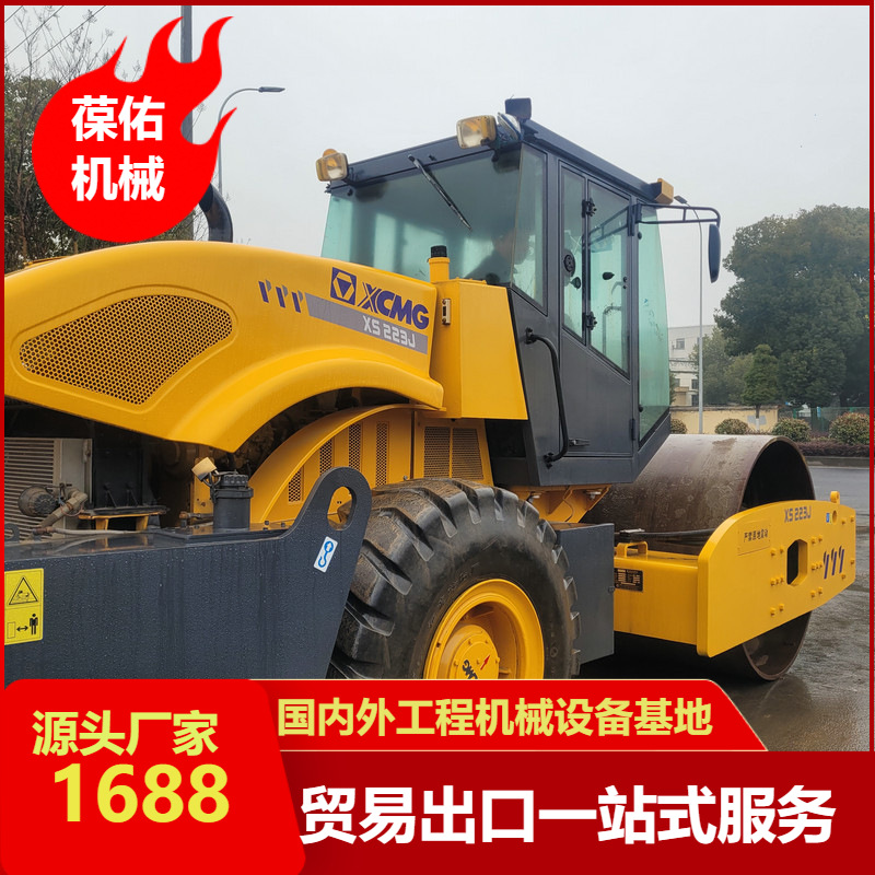 Export trade二手222J压路机二手220J压路机振动强劲道路施工必备