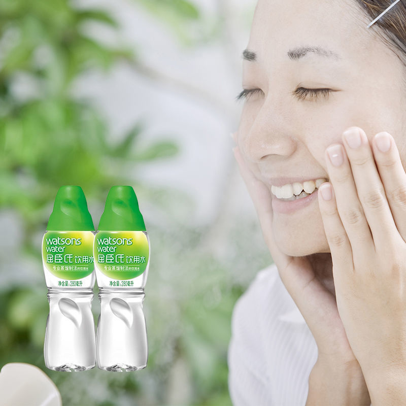 Watershed Distilled Water 280/500ml Facial Mineral Water Purified Water High Temperature Distilled Drinking Water Wholesale