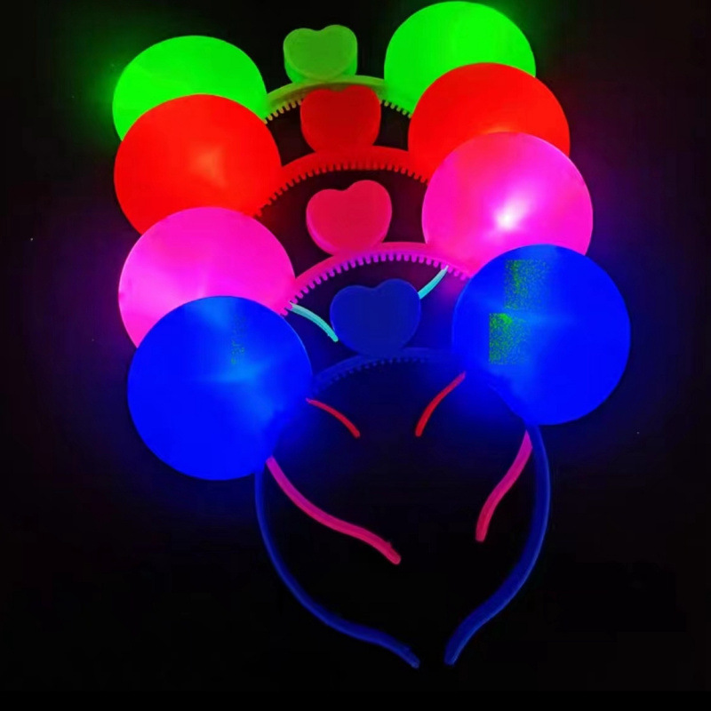 Barra de luz Concierto Estrella de cinco puntas Estrella brillante Diadema luminosa azul Barra de luz intermitente Accesorios de apoyo para la fiesta