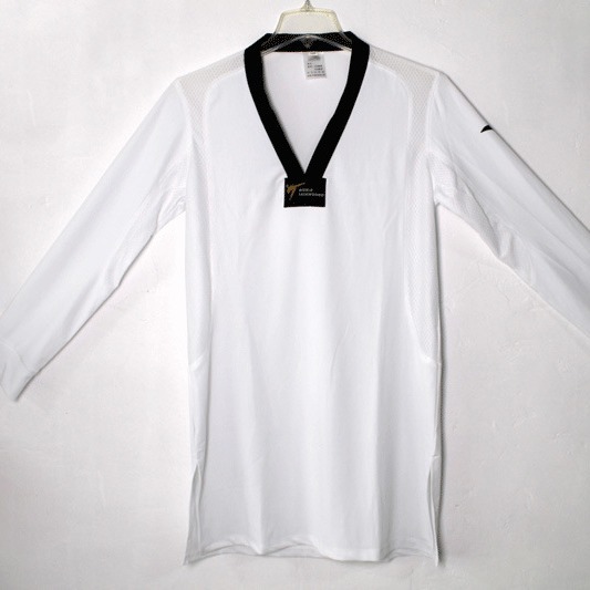 Q3P Extended Competitive Uniform Quick-Drying Tight-Fitting Elastic Taekwondo Professional Competition Uniform Breathable Long-Sleeved