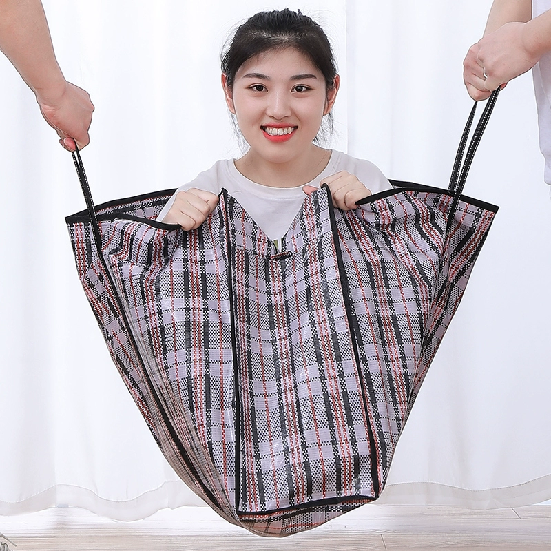 Движущаяся сумка для упаковки ручная водонепроницаемая большая емкость для хранения багажа сумка прочная сумка змеиная кожа карман тканый мешок