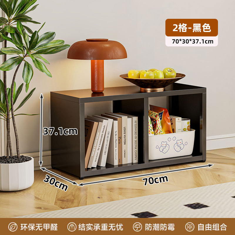 [그리드 2개 - 가로형] 블랙 - 길이 70*가로 30*높이 37.1cm
