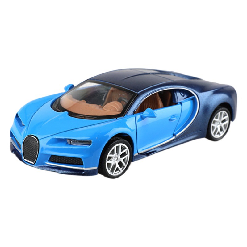 (Caja de ventana) 1:36 aleación Tire hacia atrás bujiadi modelo de coche decoración juguetes para niños