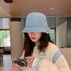 新しいファッションの漁師の帽子の大きいつばの日よけの韓国版のファッションのinsのカウボーイの漁師の帽子のカップルの四季の日よけの盆の帽子