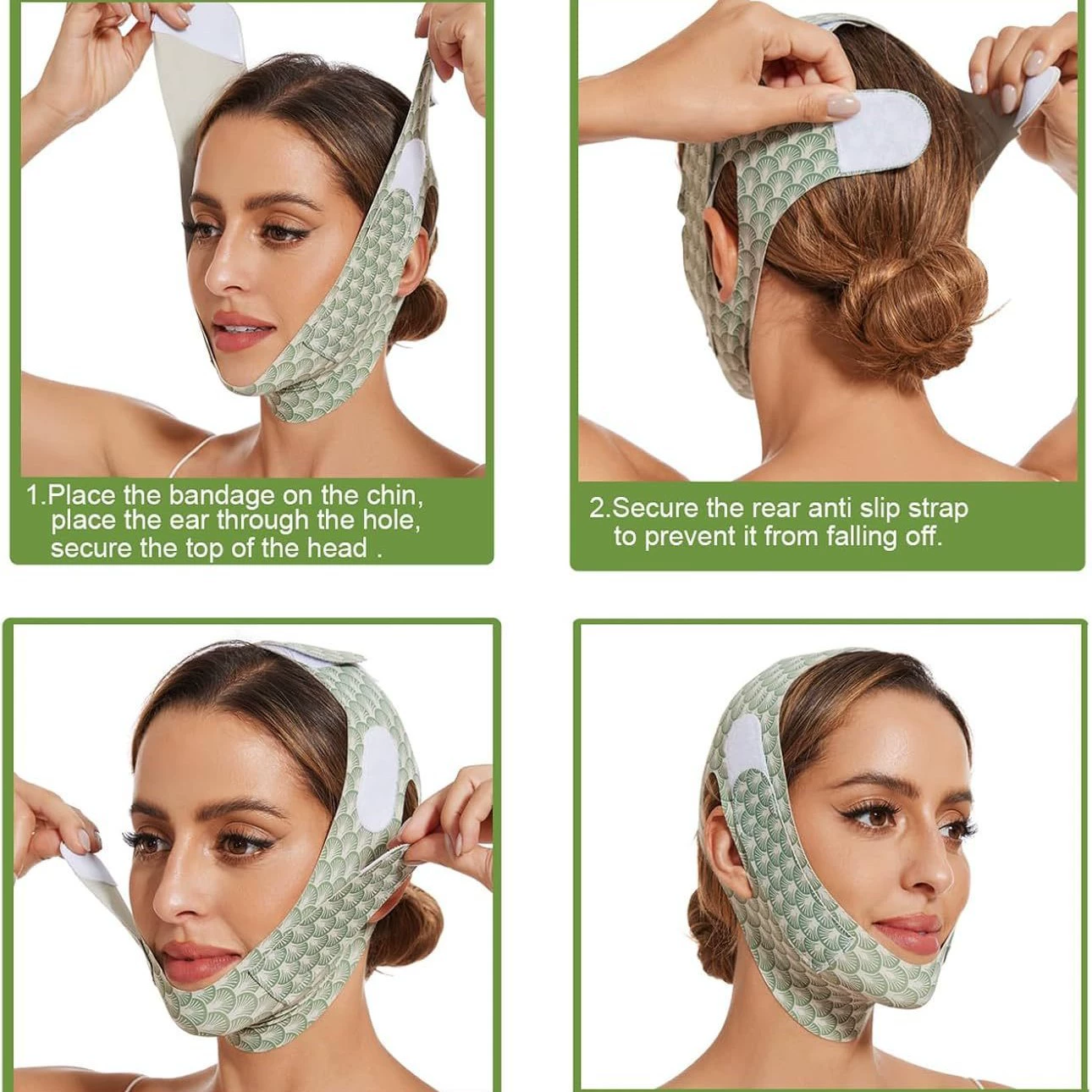 Pulls up mask for face, night elastic bandage, (Cross-border trading)
