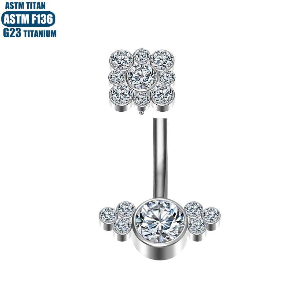 16G labret stud size and finish detail