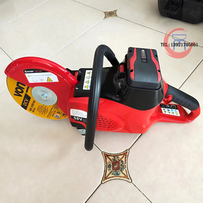 顶力机械锂电池切割锯58V锂电池无齿切割锯切割深度70mm厂家供应