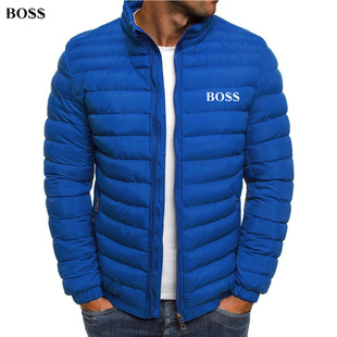 Cross-Border 2024 New Men's Winter Warm Cotton Jacket Men's Fashionable and Comfortable Home Casual Sports Cotton Coat in Stock