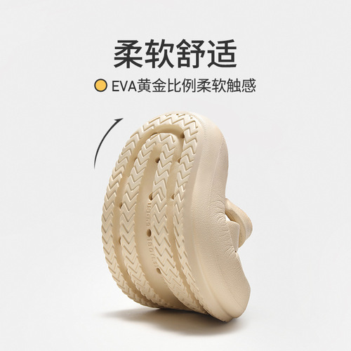 Optimized cute children's sandals and slippers with breathable soft elastic thick soles for home use and indoor non-slip beach shoes for children of all sizes