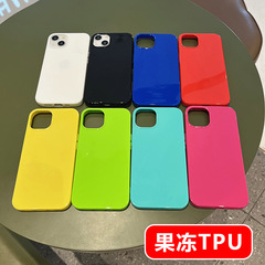 iPhone16Pro光沢仕上げ13/14携帯電話ケース12大穴17AirゼリーTPU保護カバー15卸売対応